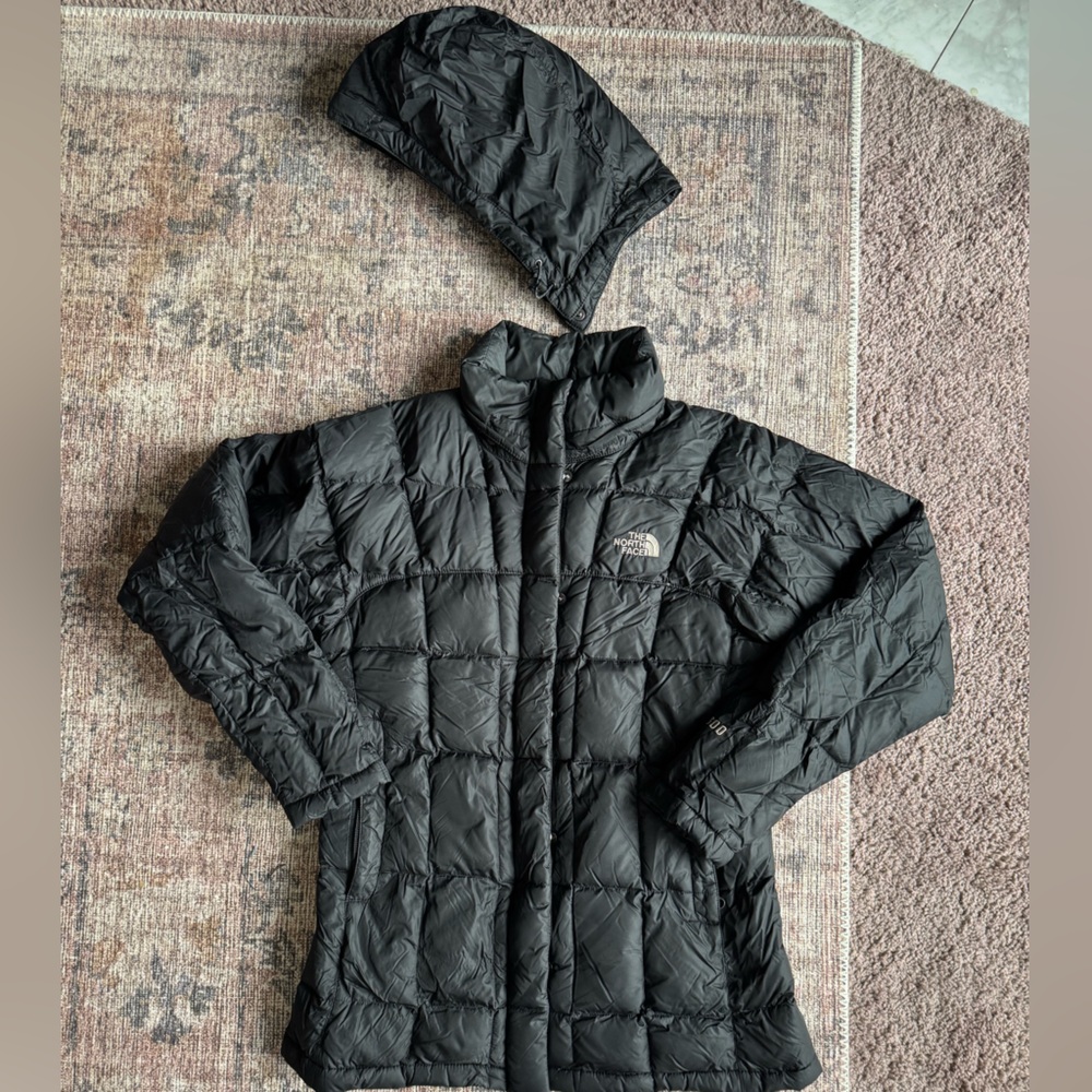 The North Face Women’s 600 Fill Down Jacket Black XS Detachable Hood